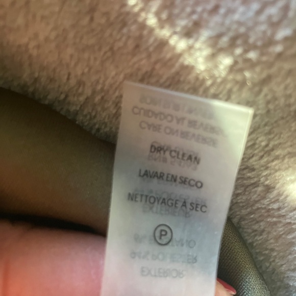 NWT Calvin Klein Olive Green Short Sleeve Sheath Dress Size 10 - Picture 8 of 8